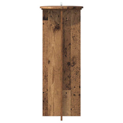 vidaXL Plant Stand 2 pcs Old Wood Ø40 x 100 cm Engineered Wood 6