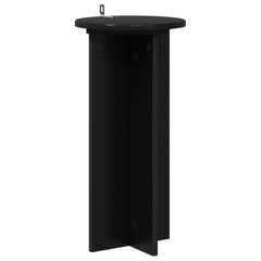 vidaXL Plant Stand 2 pcs Black 29.5 x 29.5 x 60 cm Engineered Wood 5