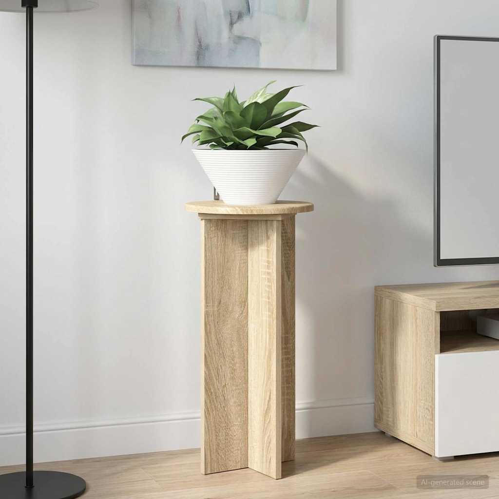 vidaXL Plant Stand 2 pcs Sonoma Oak 29.5 x 29.5 x 60 cm 1