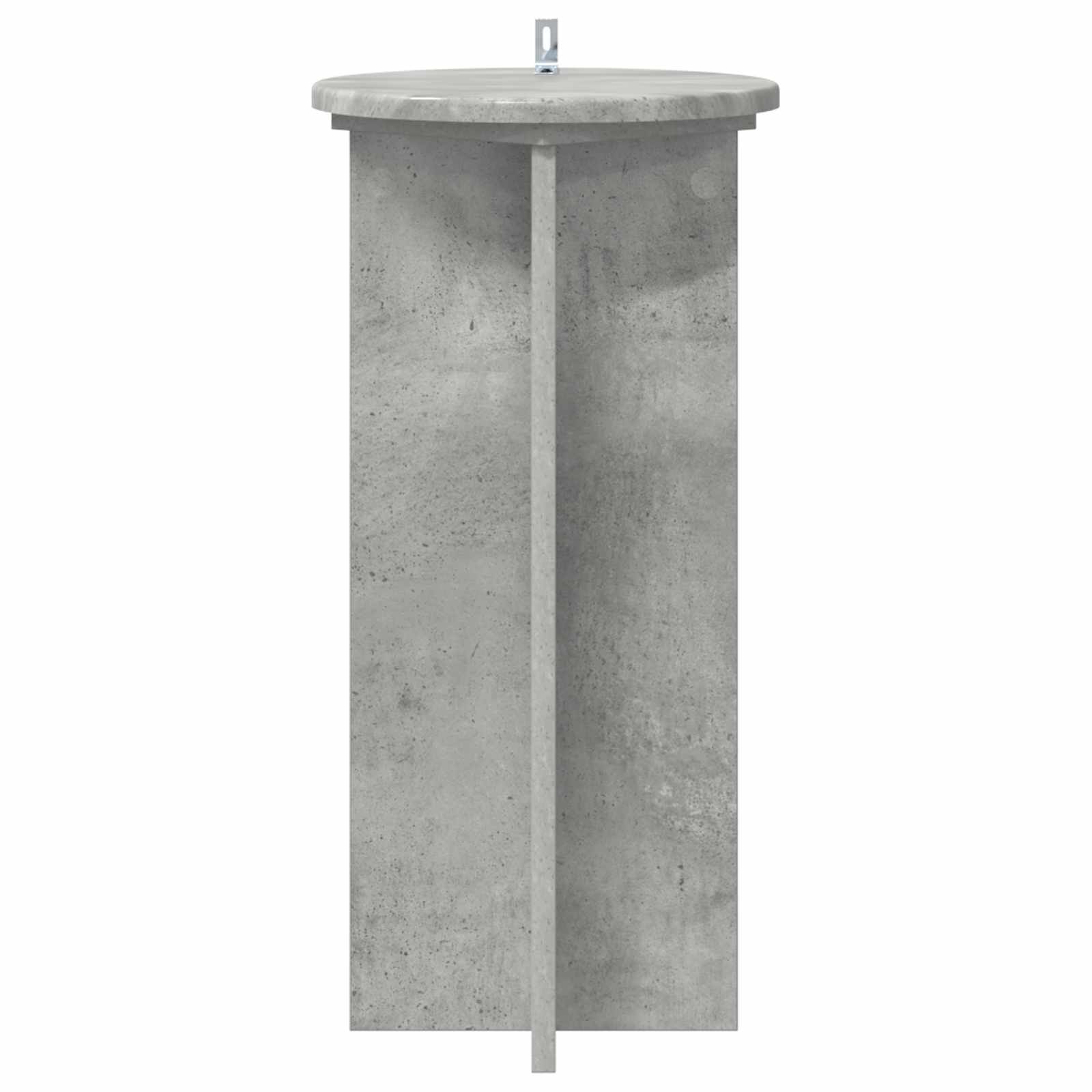 vidaXL Plant Stand 2 pcs Concrete Grey 29.5 x 29.5 x 60 cm 6