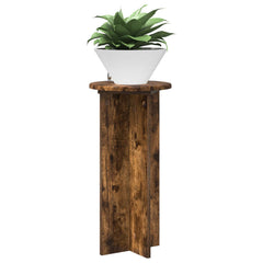 vidaXL Plant Stand 2 pcs Smoked Oak 29.5 x 29.5 x 60 cm 3