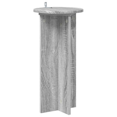 vidaXL Plant Stand 2 pcs Grey Sonoma 29.5 x 29.5 x 60 cm 5