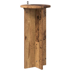 vidaXL Plant Stand 2 pcs Old Wood 29.5 x 29.5 x 60 cm Engineered Wood 5