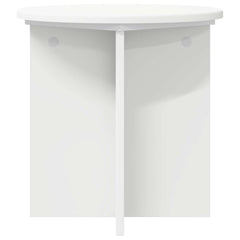 vidaXL Plant Stand 2 pcs White Ø40 x 40 cm Engineered Wood 6