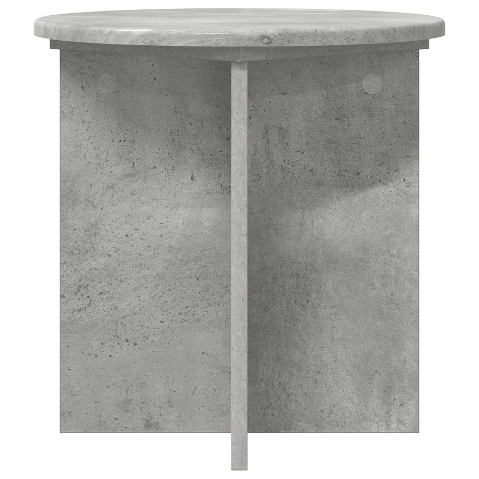 vidaXL Plant Stand 2 pcs Concrete Grey 40 x 40 x 40 cm Engineered Wood 6