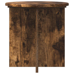 vidaXL Plant Stand 2 pcs Smoked Oak 40 x 40 x 40 cm Engineered Wood 6