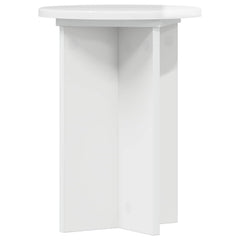 vidaXL Plant Stand 2 pcs High Gloss White Ø29.5 x 40 cm 5