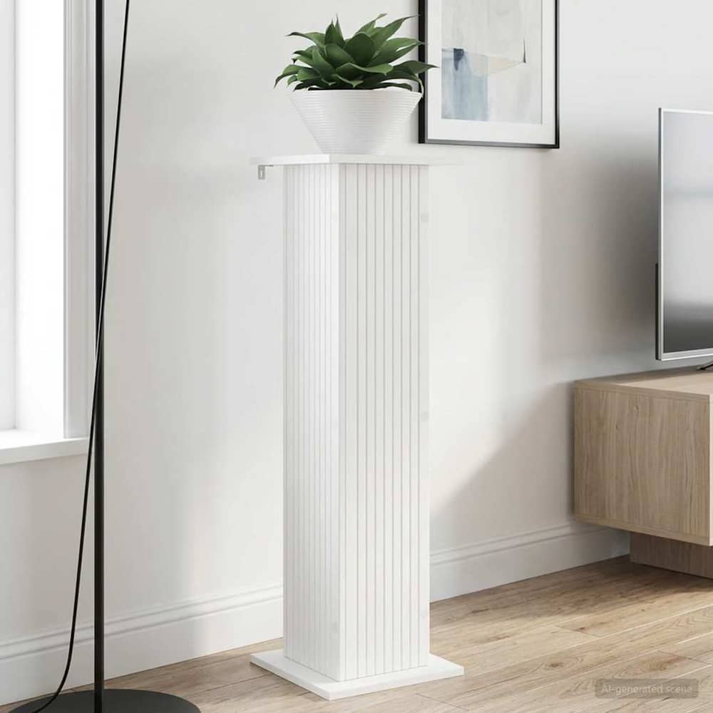 Plant Stand 2 pcs 30.5 x 30 x 100.5 cm White
