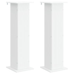 Plant Stand 2 pcs 30.5 x 30 x 100.5 cm White