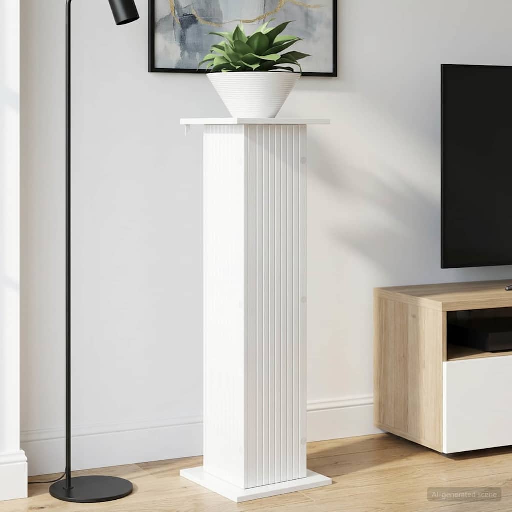vidaXL Plant Stand High Gloss White 30.5 x 30 x 100.5 cm 4