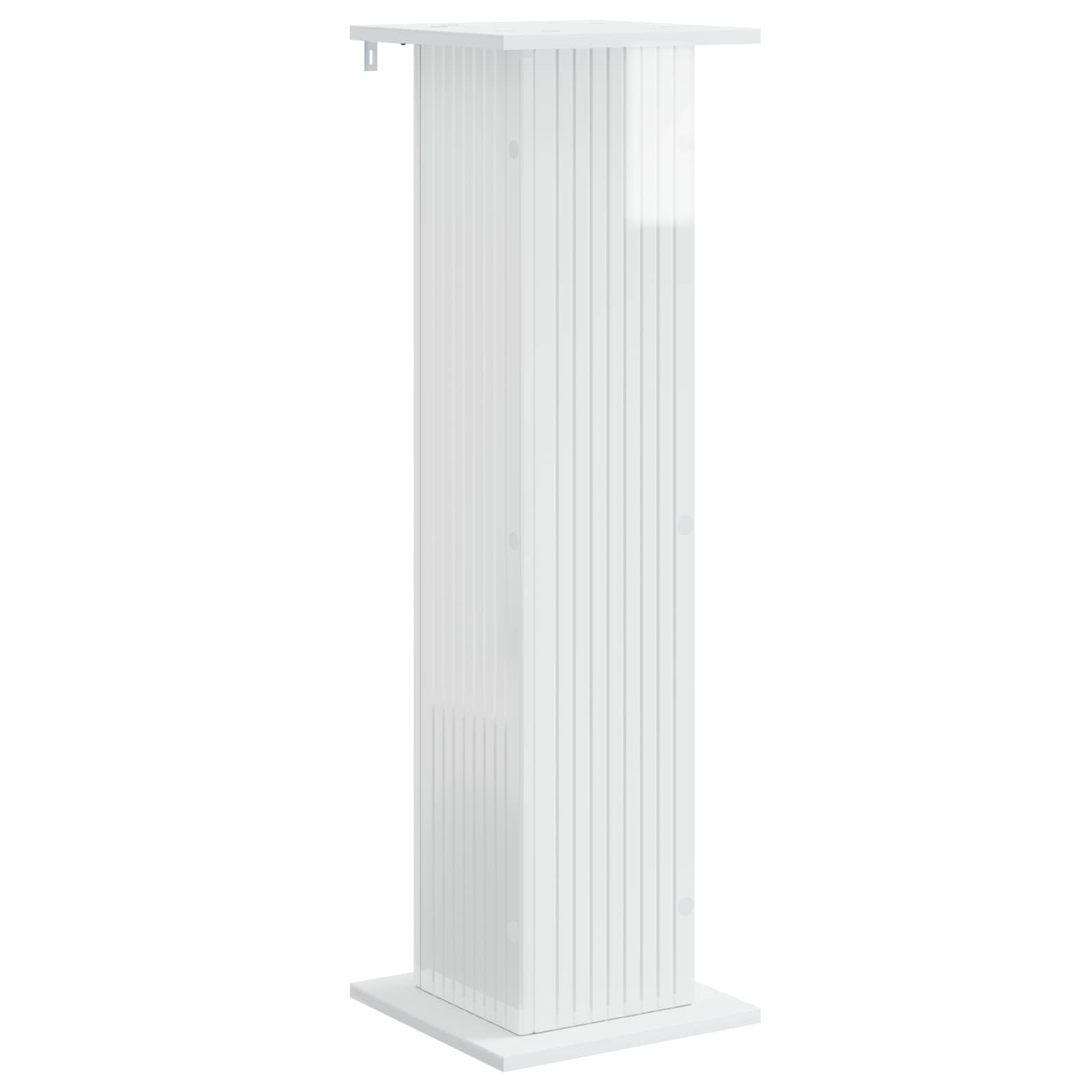 vidaXL Plant Stand High Gloss White 30.5 x 30 x 100.5 cm 2