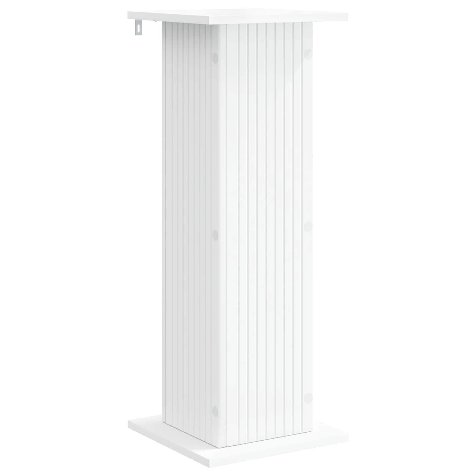 vidaXL Plant Stand 2 pcs White 30.5 x 30 x 80.5 cm Engineered Wood 5
