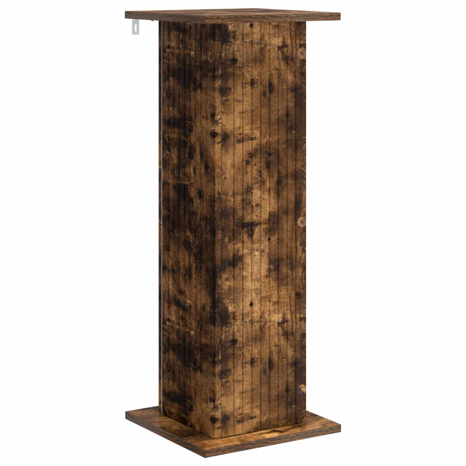 vidaXL Plant Stand Smoked Oak 30.5 x 30 x 80.5 cm Engineered Wood 2