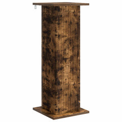 vidaXL Plant Stand Smoked Oak 30.5 x 30 x 80.5 cm Engineered Wood 2