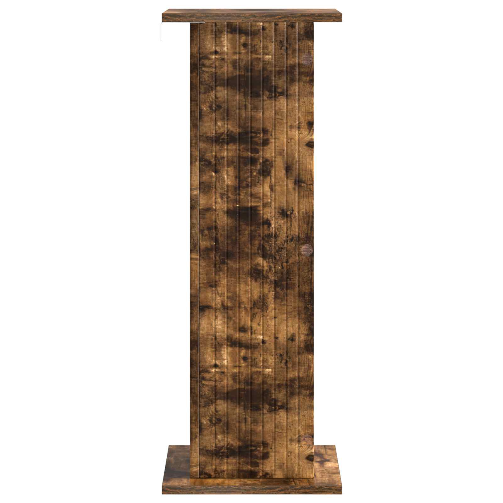 vidaXL Plant Stand Smoked Oak 30.5 x 30 x 80.5 cm Engineered Wood 6