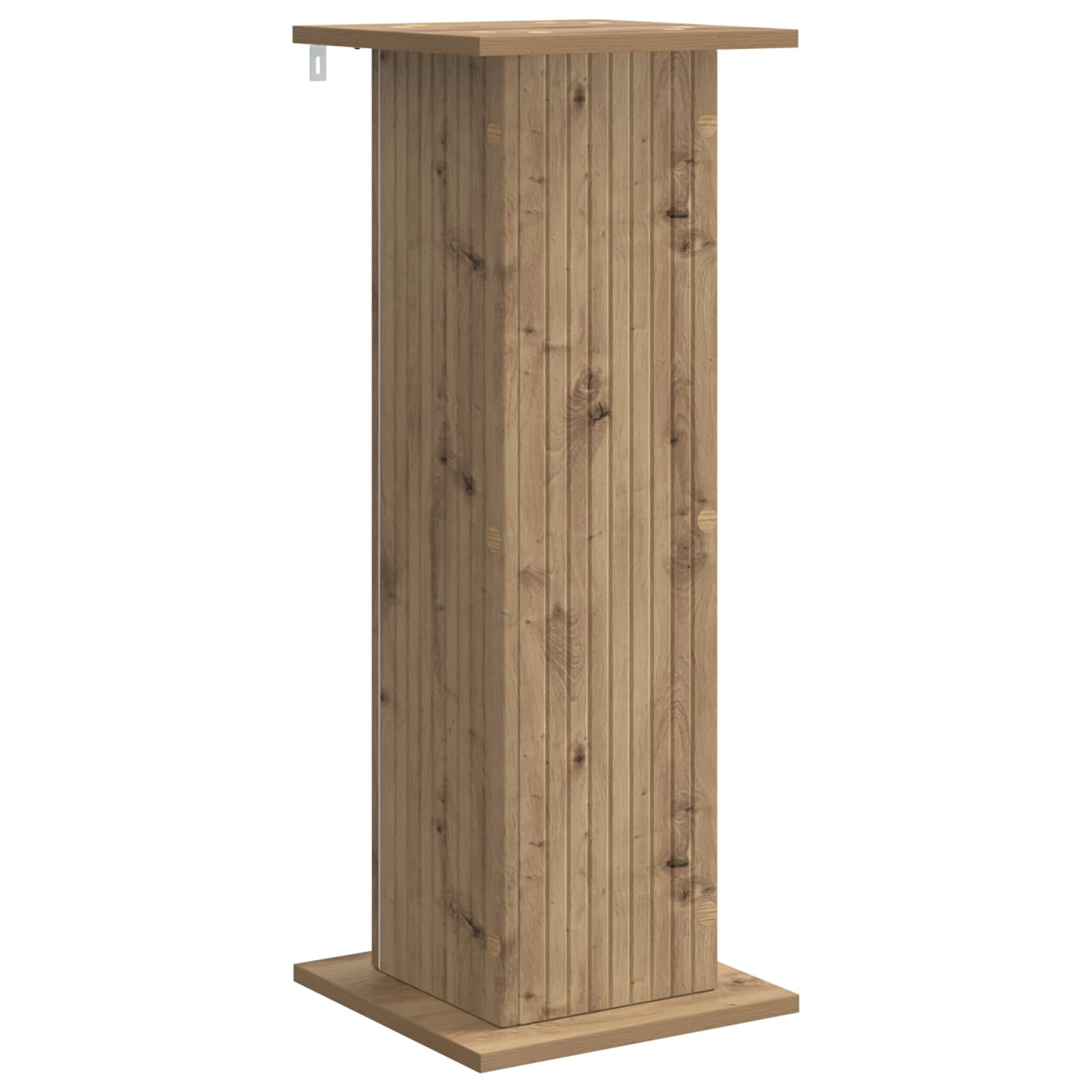 vidaXL Plant Stand Artisan Oak 30.5 x 30 x 80.5 cm Engineered Wood 2
