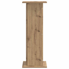 vidaXL Plant Stand Artisan Oak 30.5 x 30 x 80.5 cm Engineered Wood 6