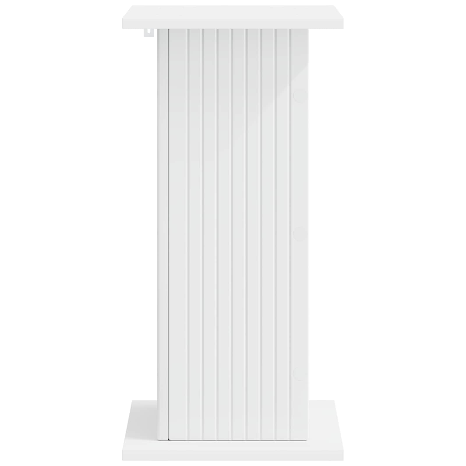 vidaXL Plant Stand 2 pcs White 30.5 x 30 x 60.5 cm Engineered Wood 6