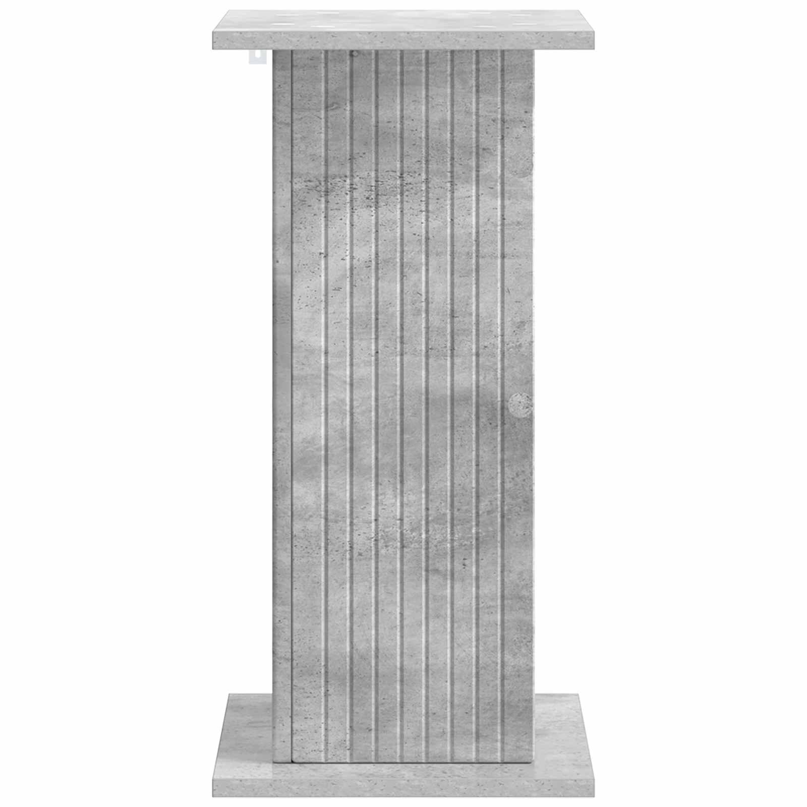 vidaXL Plant Stand Concrete Grey 30.5 x 30 x 60.5 cm Engineered Wood 5