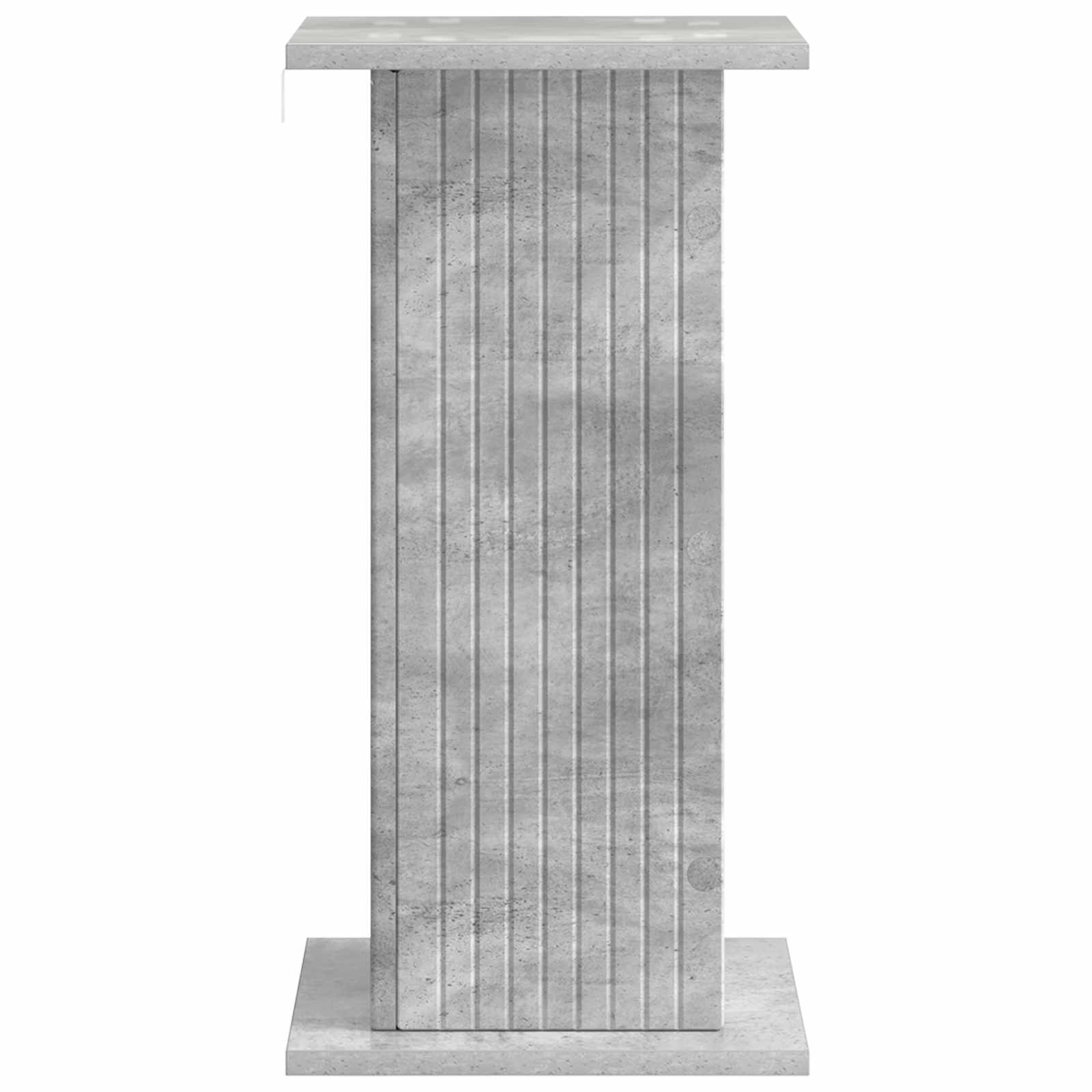 vidaXL Plant Stand Concrete Grey 30.5 x 30 x 60.5 cm Engineered Wood 6