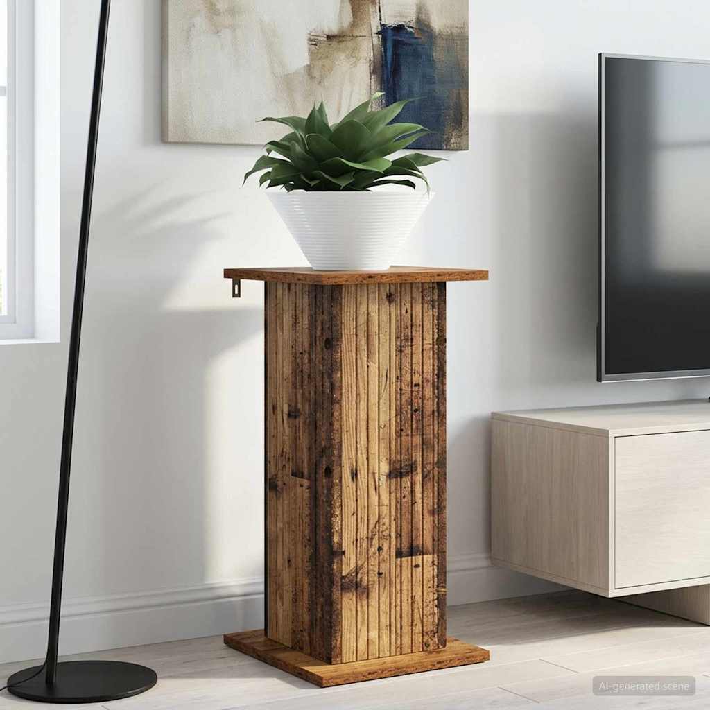 vidaXL Plant Stand Old Wood 30.5 x 30 x 60.5 cm Engineered Wood 1
