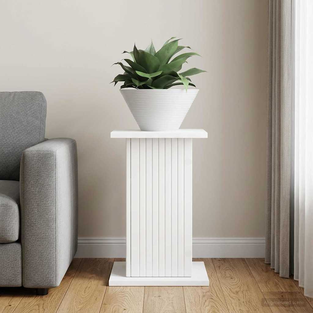 vidaXL Plant Stand White 30.5 x 30 x 43 cm Engineered Wood 4