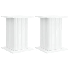 Plant Stand Engineered Wood 2 pcs 30.5 x 30 x 43 cm White