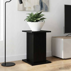 Plant Stand Engineered Wood 2 pcs 30.5 x 30 x 43 cm Black