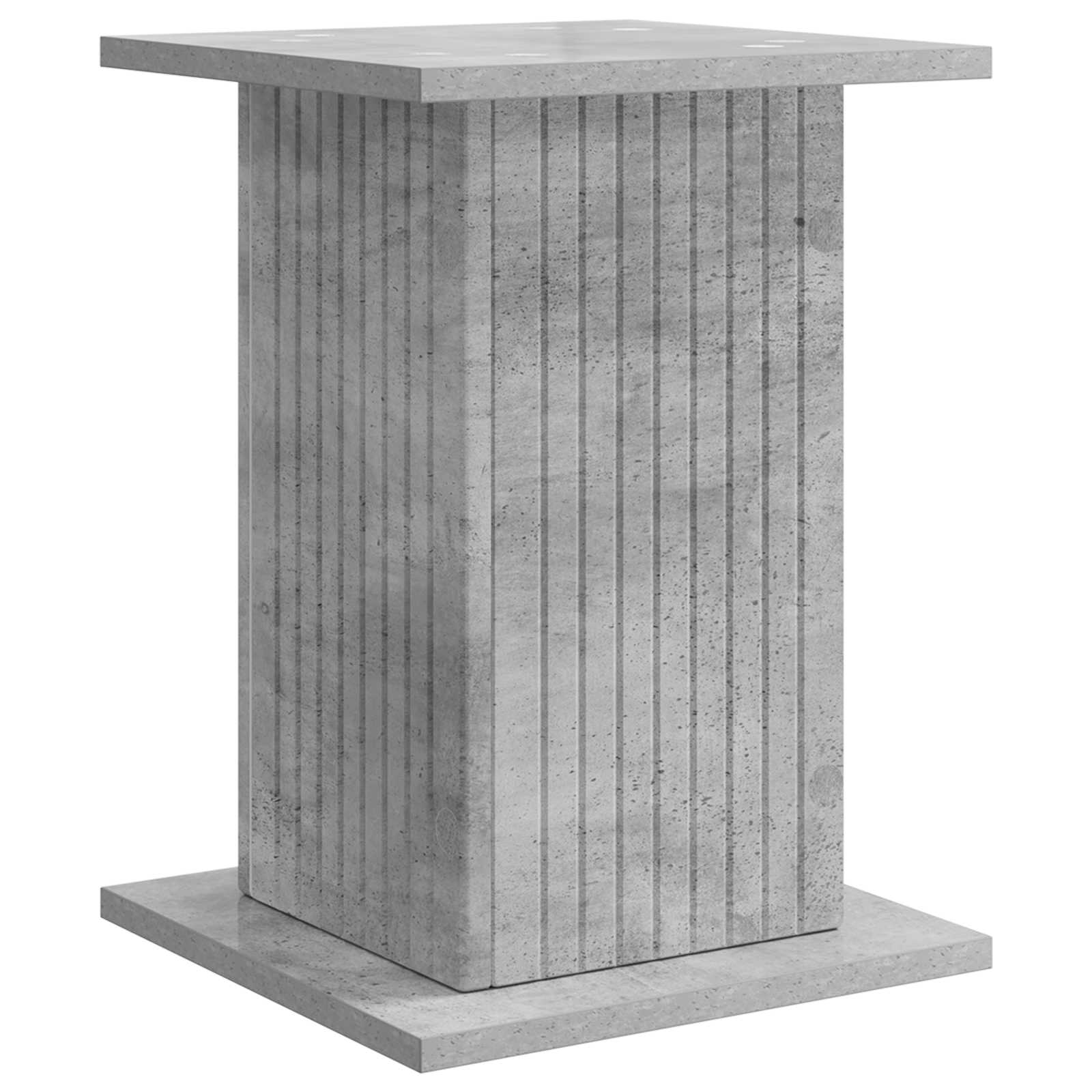 vidaXL Plant Stand Concrete Grey 30.5 x 30 x 43 cm Engineered Wood 2