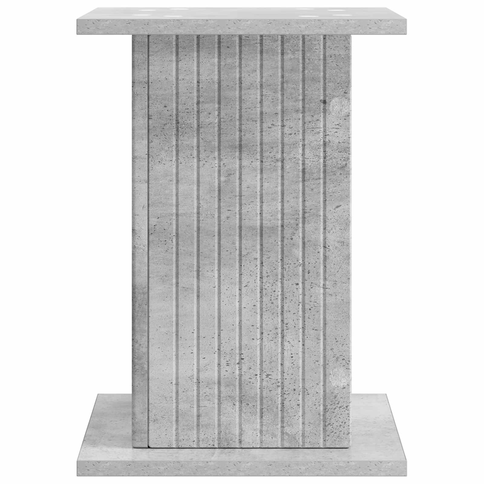 vidaXL Plant Stand Concrete Grey 30.5 x 30 x 43 cm Engineered Wood 5