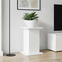 Plant Stand Engineered Wood 2 pcs 30.5 x 30 x 43 cm High gloss white