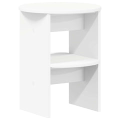 vidaXL Side Cabinet White Ø40 x 50 cm Engineered Wood 2