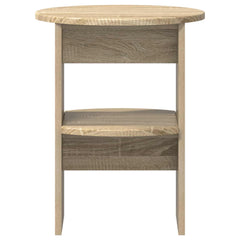 vidaXL Side Cabinet Sonoma Oak Ø40 x 50 cm Engineered Wood 5