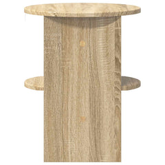vidaXL Side Cabinet Sonoma Oak Ø40 x 50 cm Engineered Wood 6
