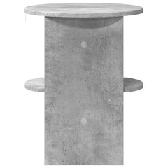 vidaXL Side Cabinet Concrete Grey Ø40 x 50 cm Engineered Wood 5