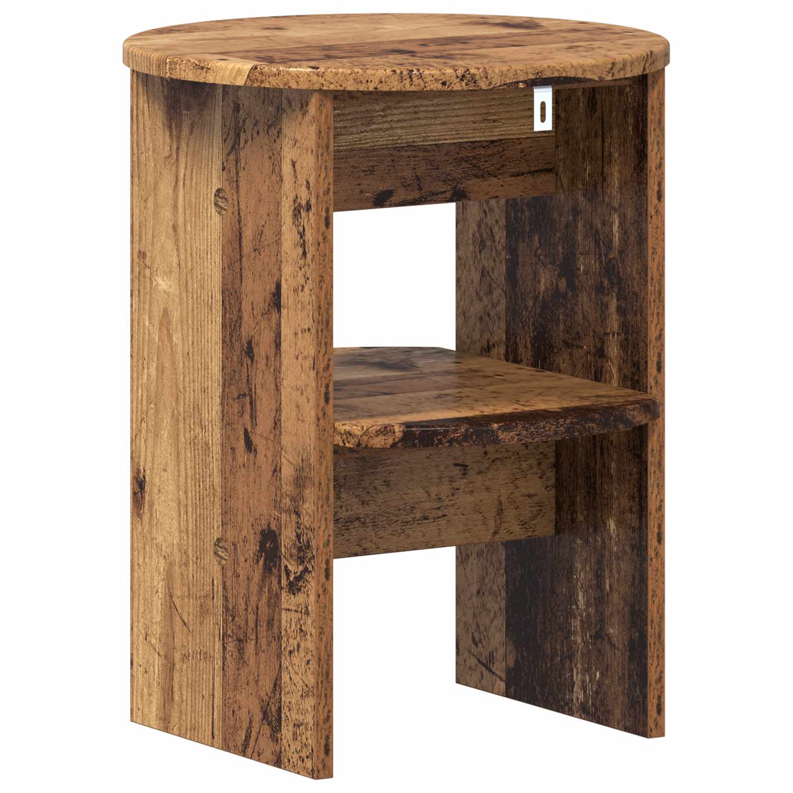 vidaXL Side Cabinet Old Wood Ø40 x 50 cm Engineered Wood 6