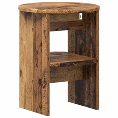 vidaXL Side Cabinet Old Wood Ø40 x 50 cm Engineered Wood 6