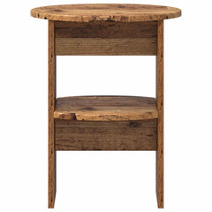 vidaXL Side Cabinet 2 pcs Old Wood Ø40 x 50 cm Engineered Wood 6