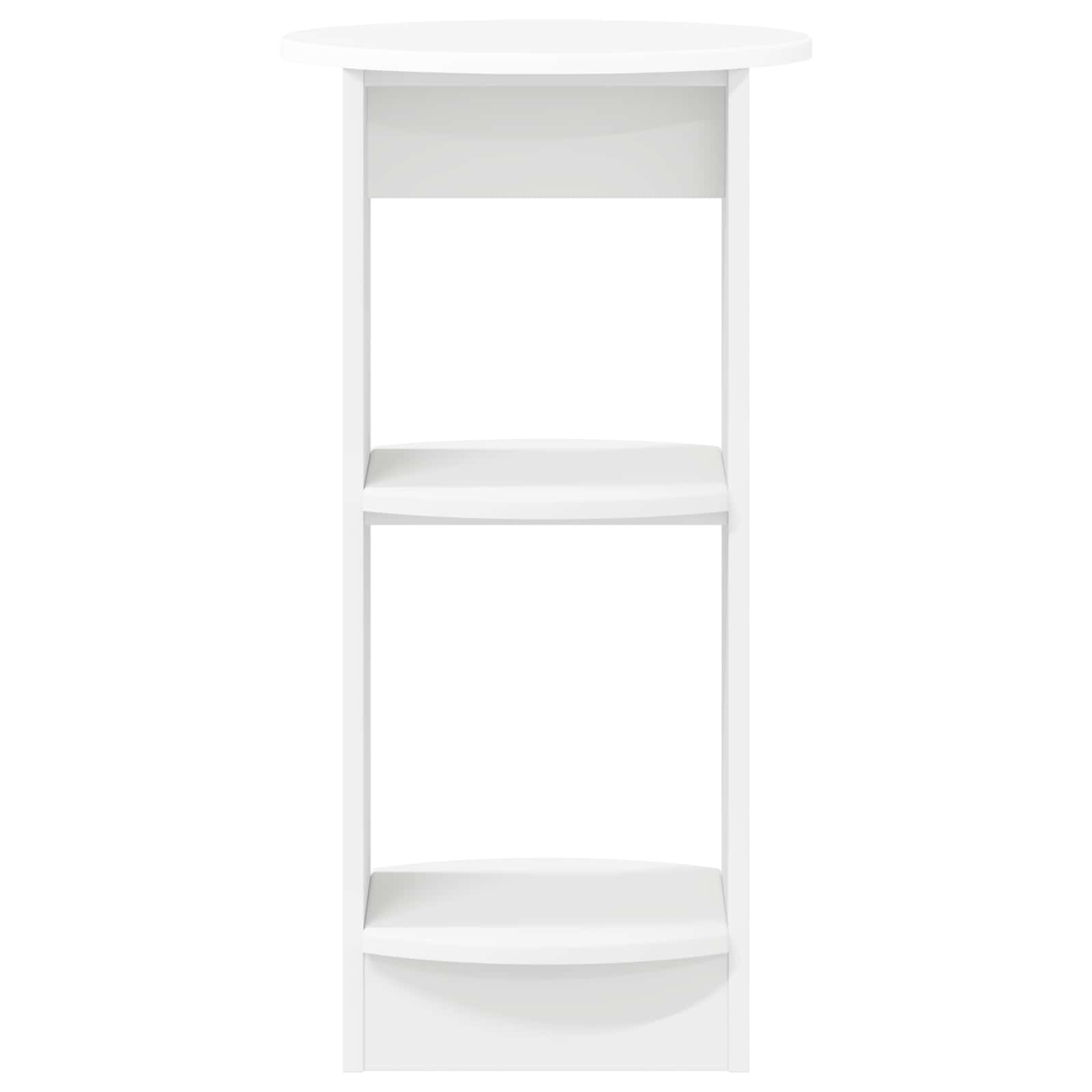 vidaXL Side Cabinet White Engineered Wood 4