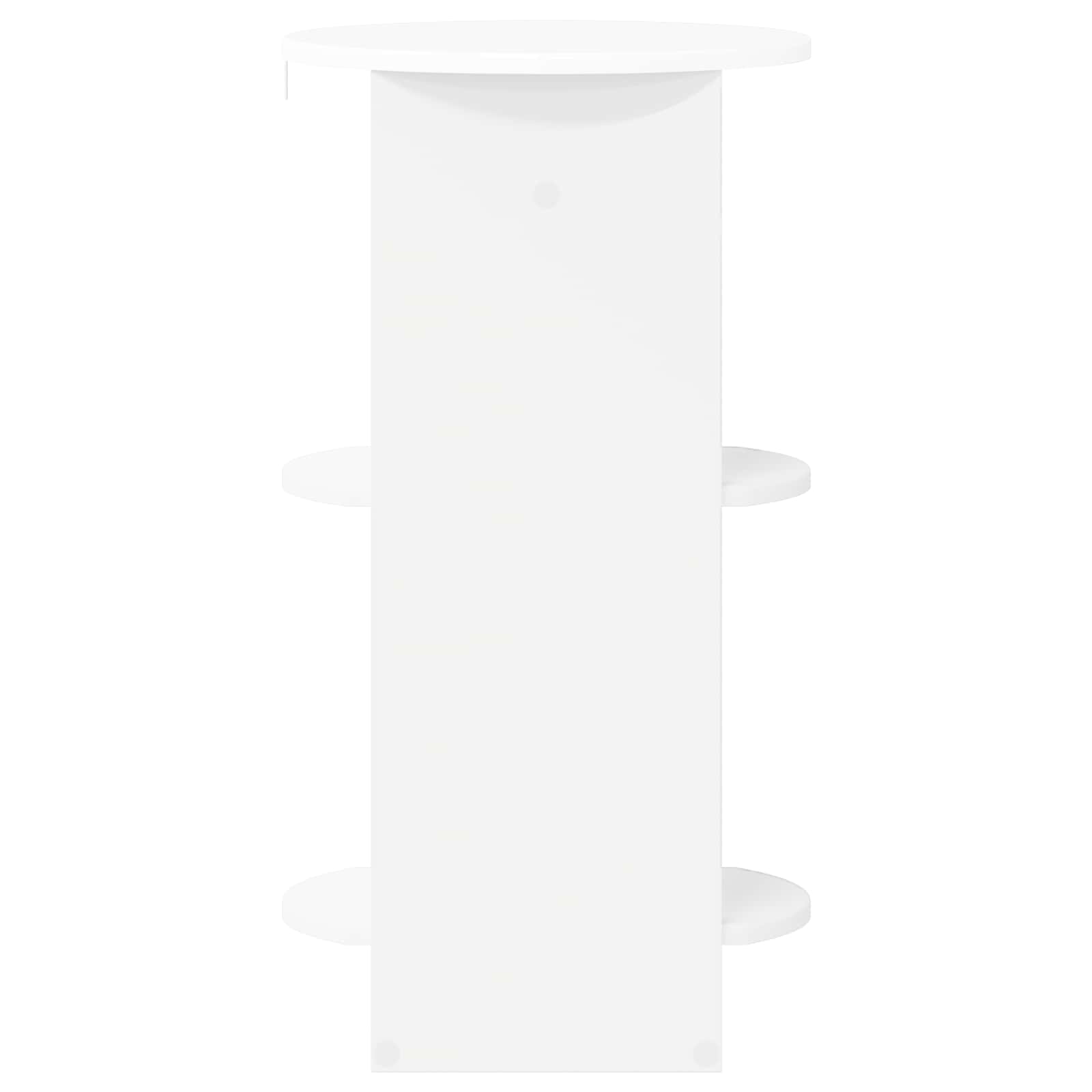 vidaXL Side Cabinet White Engineered Wood 5