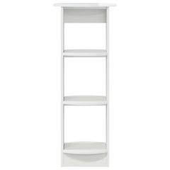 vidaXL Side Cabinet High Gloss White 40 x 40 x 100 cm Engineered Wood 4