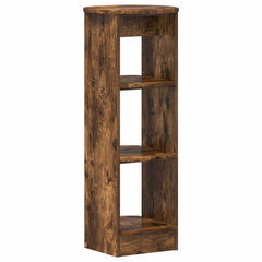 vidaXL Side Cabinet Smoked Oak 40 x 40 x 100 cm Engineered Wood 2