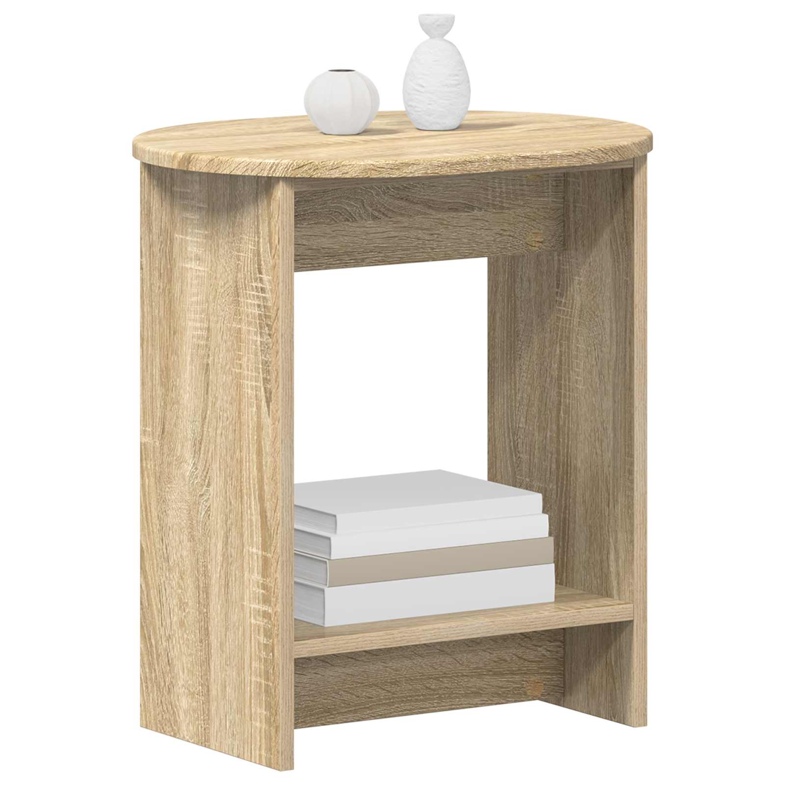 vidaXL Side Table Sonoma Oak 50 x 39,5 x 55 cm Engineered Wood 3