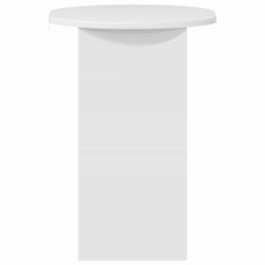 vidaXL Side Table High Gloss White 50 x 39,5 x 55 cm Engineered Wood 5