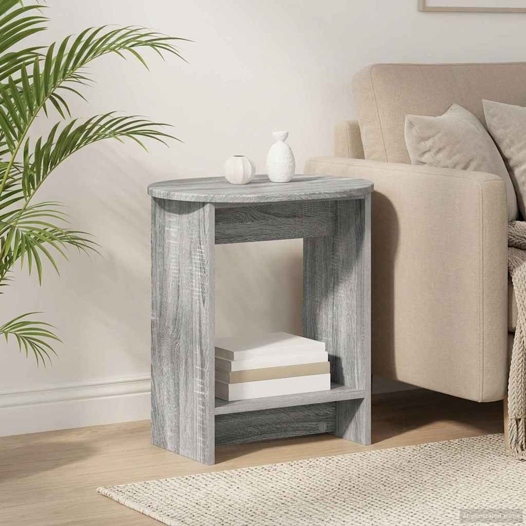 vidaXL Side Table Grey Sonoma 50 x 39,5 x 55 cm Engineered Wood 1