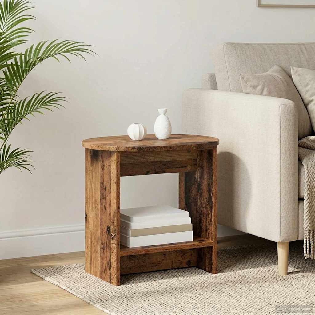 vidaXL Side Table Old Wood 50 x 39,5 x 55 cm Engineered Wood 1