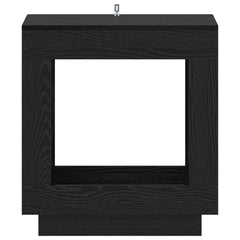 vidaXL Side Table Black Oak 60 x 40 x 65 cm Engineered Wood 4
