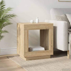 Side Table 60 x 40 x 65 cm Engineered Wood Sonoma oak