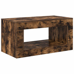 Coffee Table 99.5 x 50 x 50 cm Engineered Wood Smoked oak