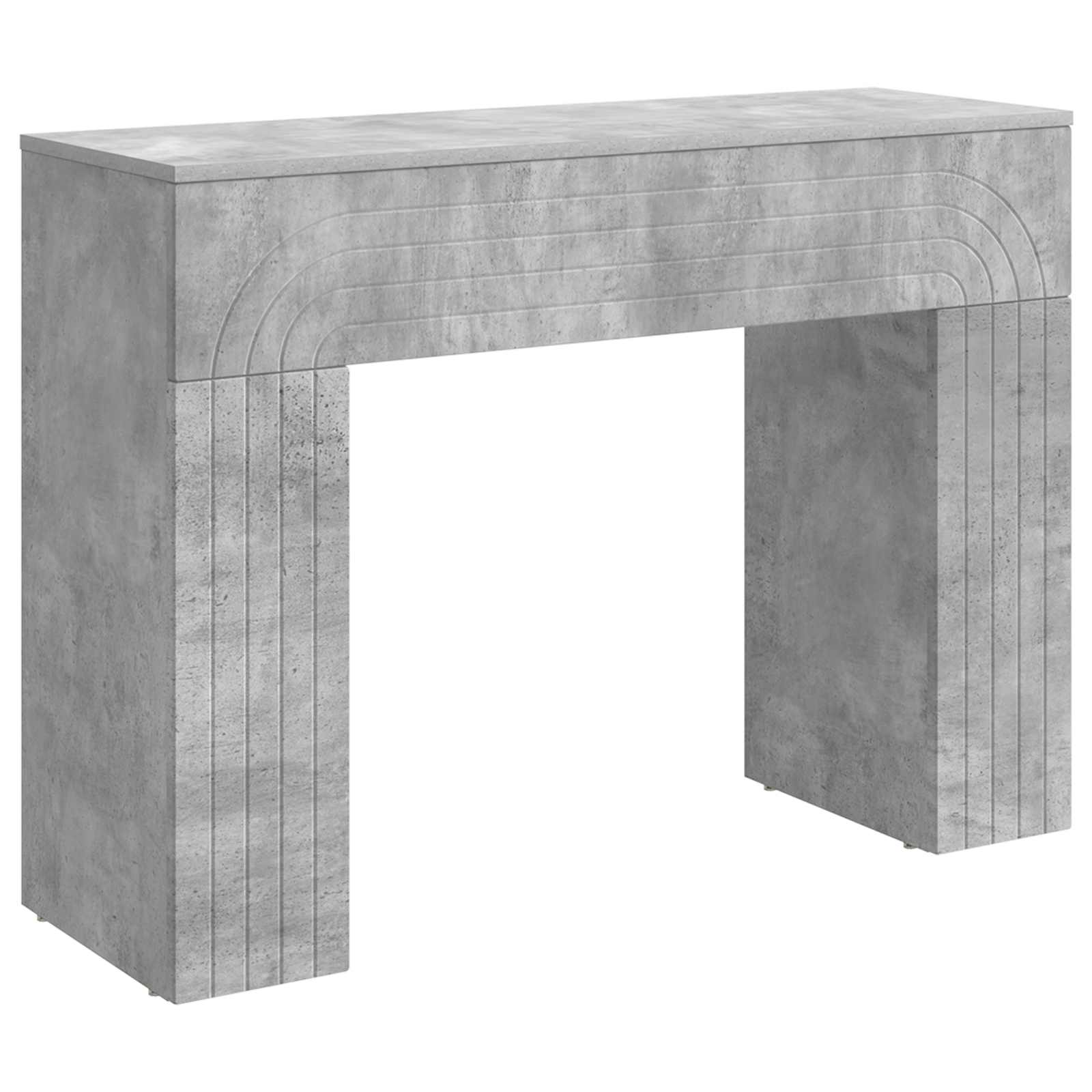 vidaXL Coffee Table Concrete Grey 102 x 35 x 75 cm Engineered Wood 2